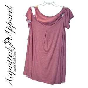 NWT Sonoma Cold Shoulder Slip On Dress Large